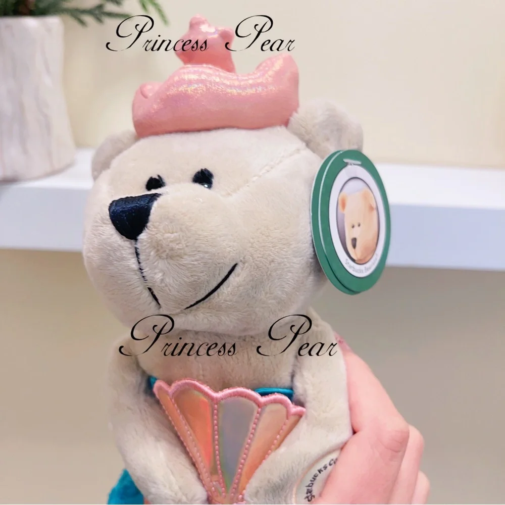 2021 & 2022 Starbucks Thailand Teal Mermaid Siren Bearista - Picture 8 of 9